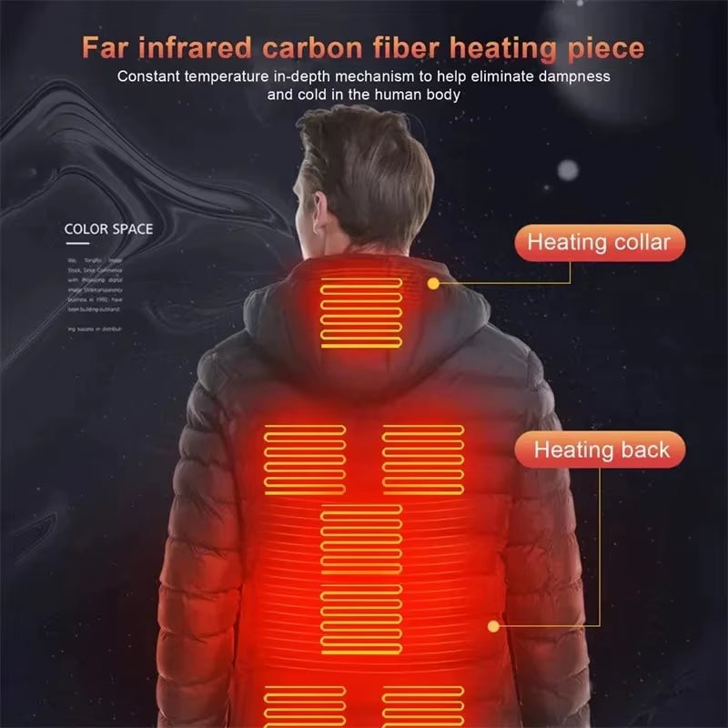 9/19 Areas Heated Jacket - Unisex USB Heating Vest for Outdoor Activities This Winter