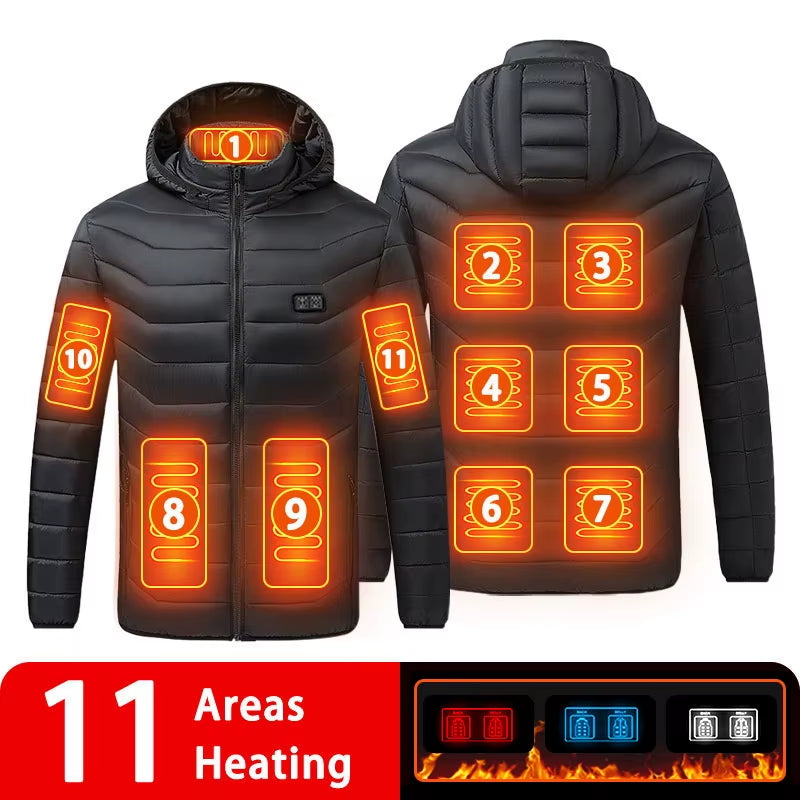 9/19 Areas Heated Jacket - Unisex USB Heating Vest for Outdoor Activities This Winter