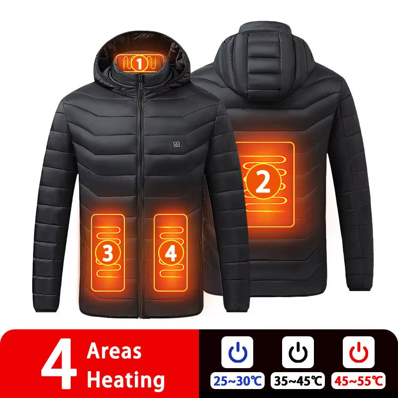 9/19 Areas Heated Jacket - Unisex USB Heating Vest for Outdoor Activities This Winter