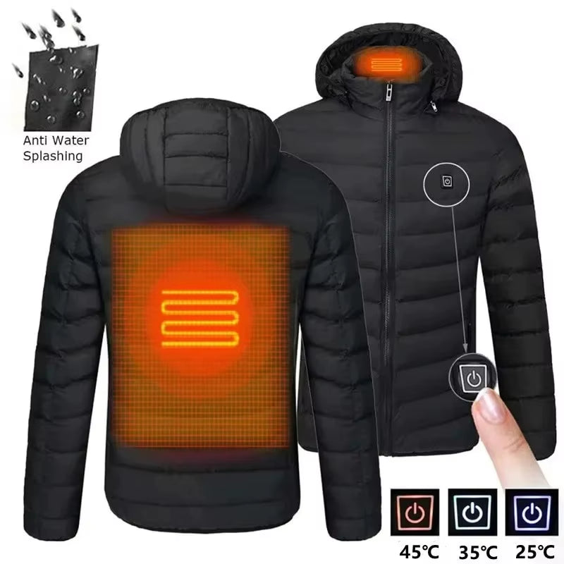 9/19 Areas Heated Jacket - Unisex USB Heating Vest for Outdoor Activities This Winter