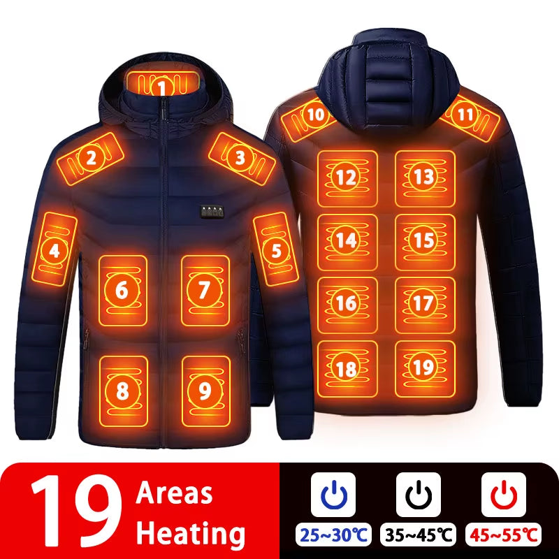 9/19 Areas Heated Jacket - Unisex USB Heating Vest for Outdoor Activities This Winter
